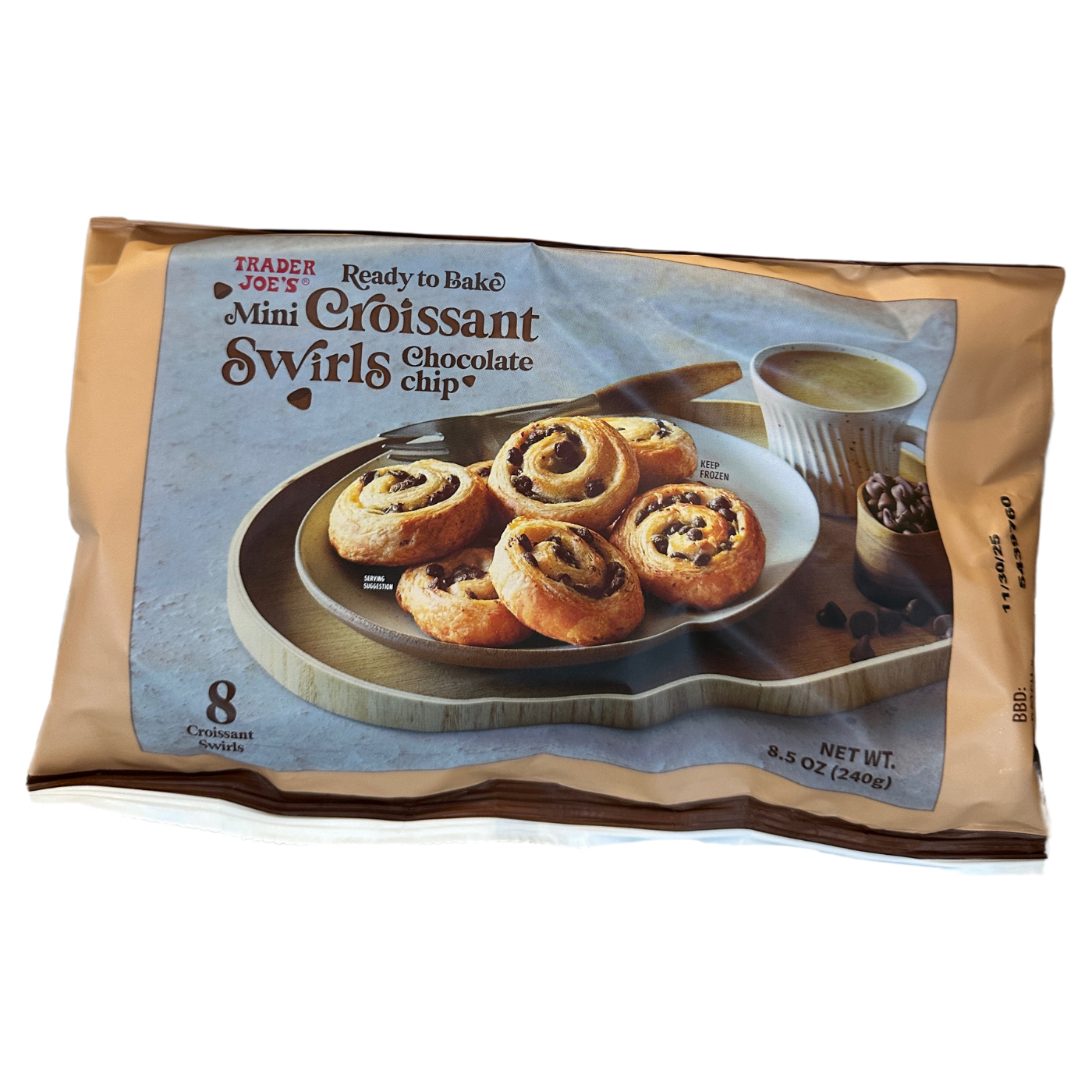 Mini Chocolate Chip Croissant Swirls