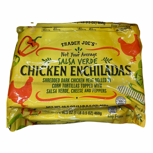Salsa Verde Chicken Enchiladas
