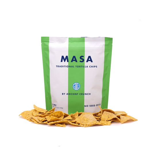 Plum Market | MASA Lime Tortilla Chips by Ancient Crunch, 5 oz