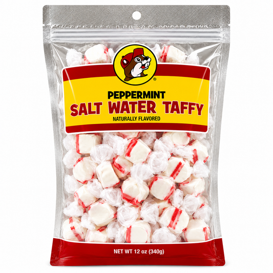 Peppermint Saltwater Taffy (12 oz Bag)