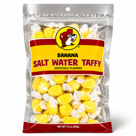 Banana Saltwater Taffy (12 oz)
