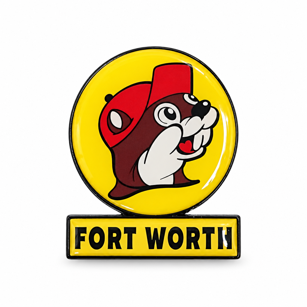 Buc-ee's | Fort Worth Lollipop Sign Magnet