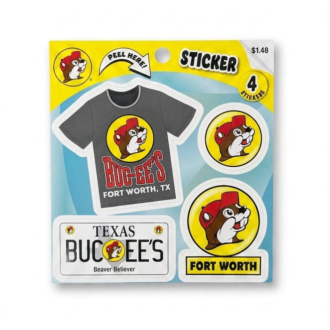 Buc-ee's | Fort Worth Sticker Sheet