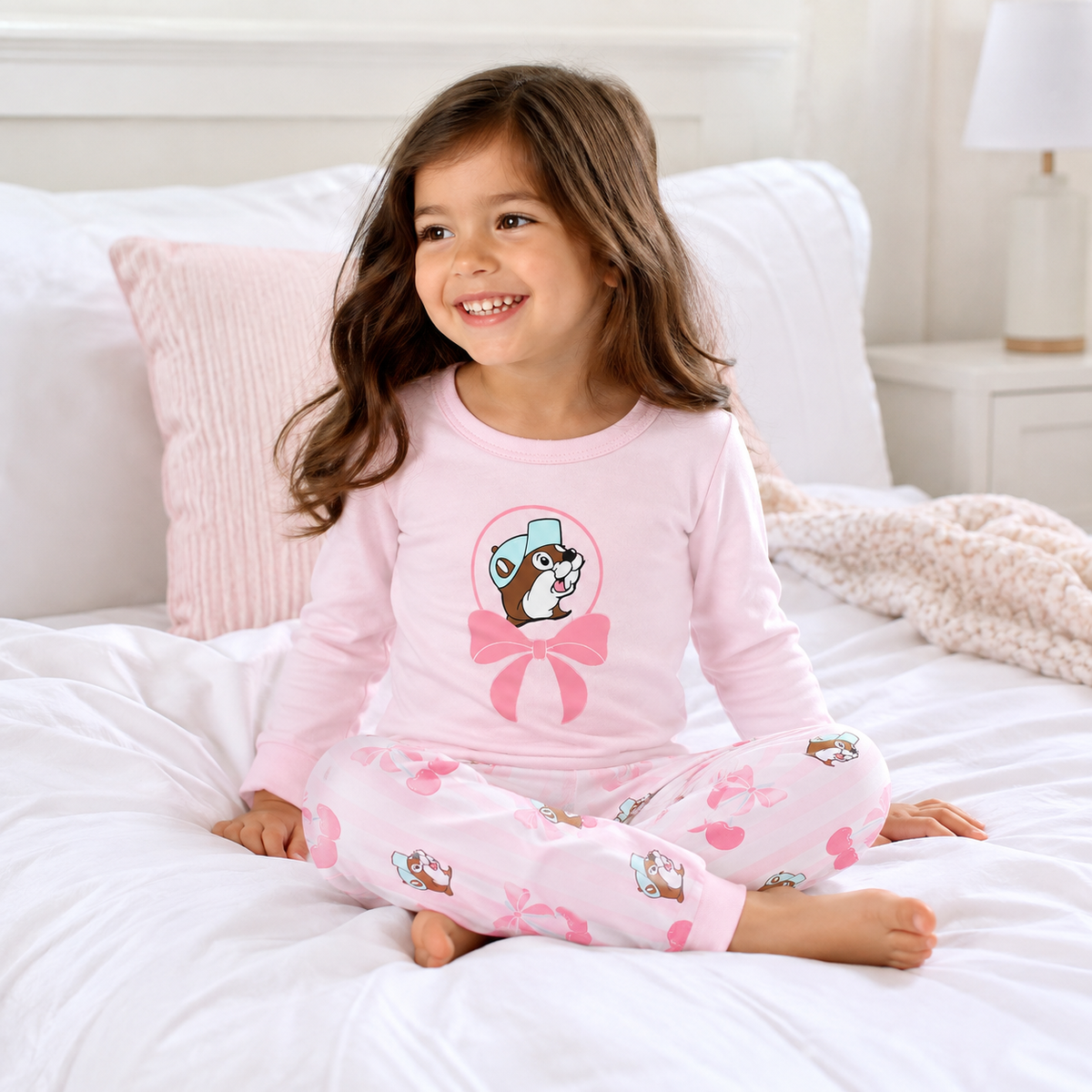 Buc-ee's | Girls Snug Fit Cherry Pajama Set
