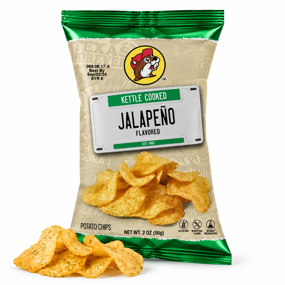 Buc-ee's | Jalapeño Kettle Cooked Potato Chips