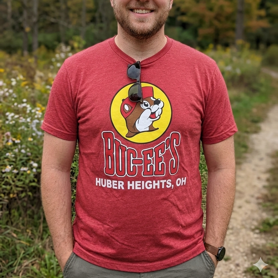 Buc-ee's | Location Shirt - Huber Heights, OH – Small