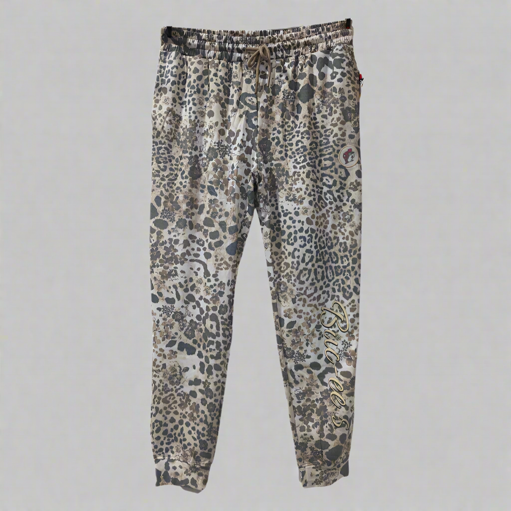 Buc-ee's | Soft Fleece Leopard Sweatpants
