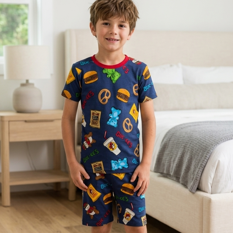 Buc-ee's | Youth Blue Treats Pajama Set – Youth XS