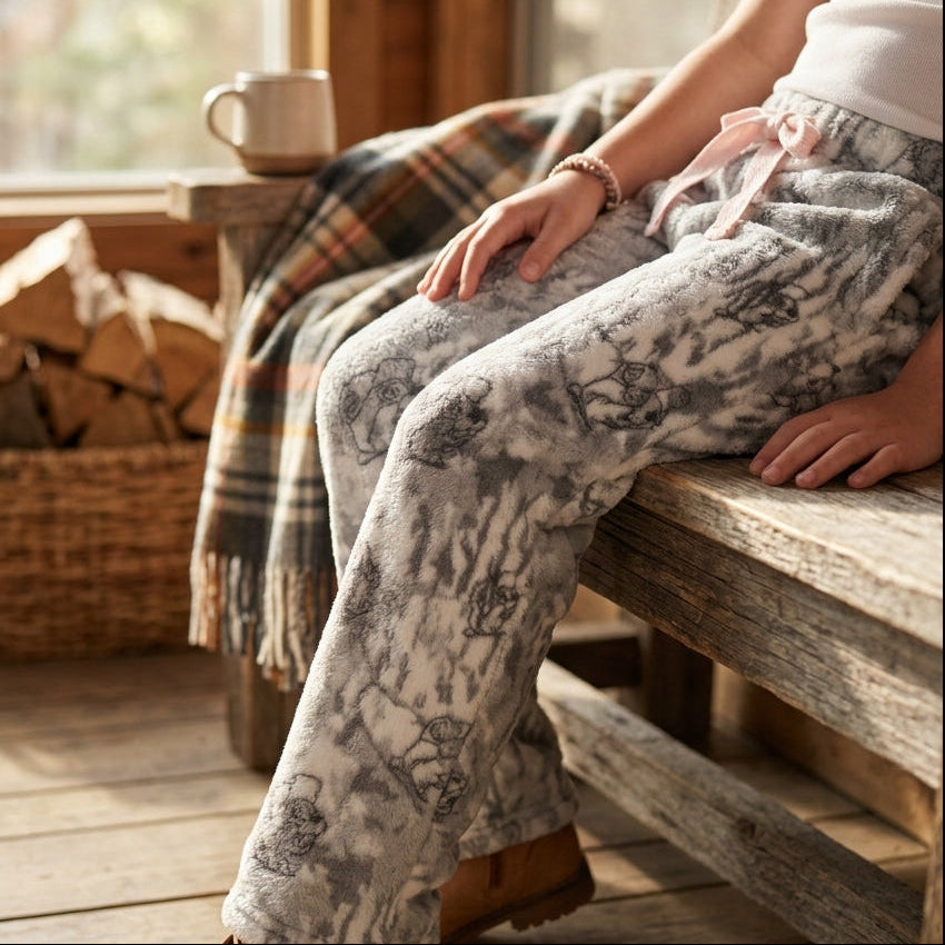 Buc-ee's | Youth Camo Sherpa Pants – Youth XS