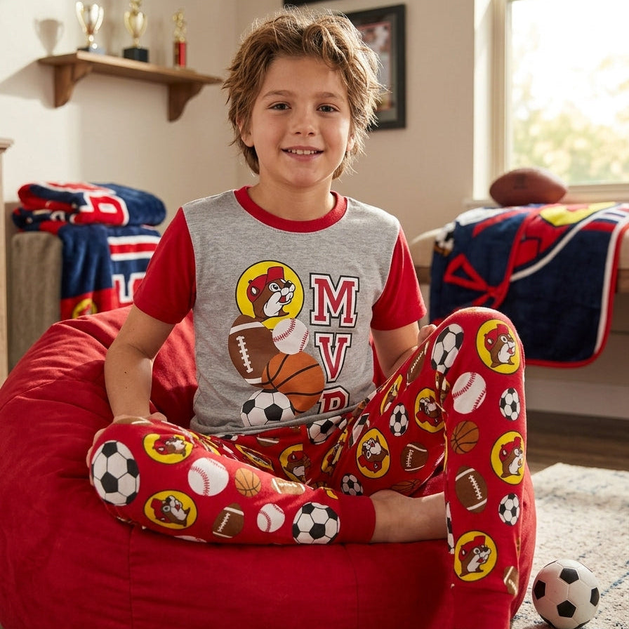 Buc-ee's | Youth Sports Pajama Set