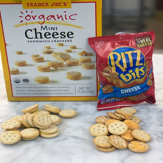 Trader Joe's | Organic Mini Cheese Sandwich Crackers 7.5 oz