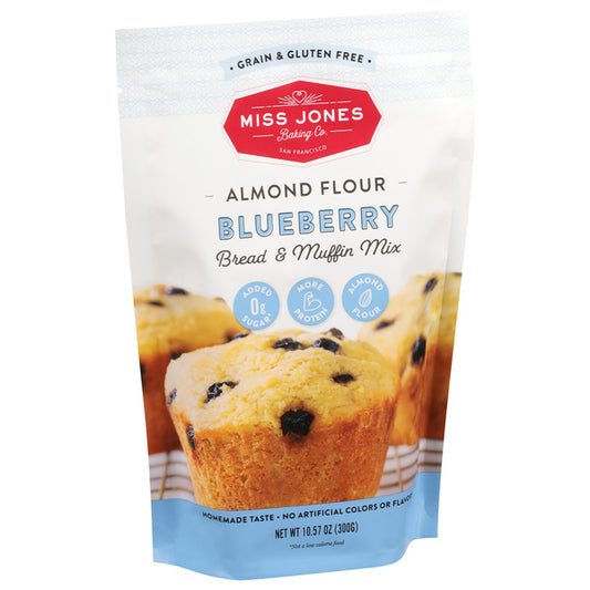 Plum Market | Miss Jones Baking Co. Almond Flour Blueberry Muffin & Bread Mix, 10.57 oz