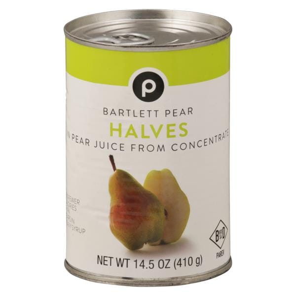 Publix | Bartlett Pear Halves, In Pear Juice From Concentrate