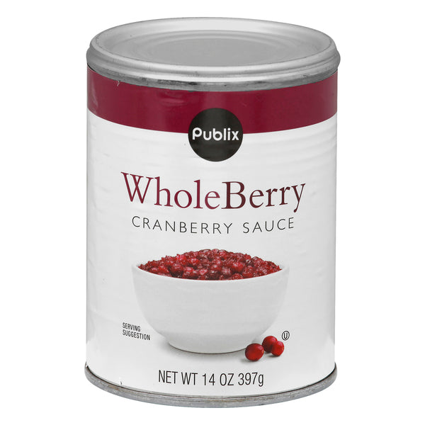 Publix | Cranberry Sauce Whole Berry 330 Calroll