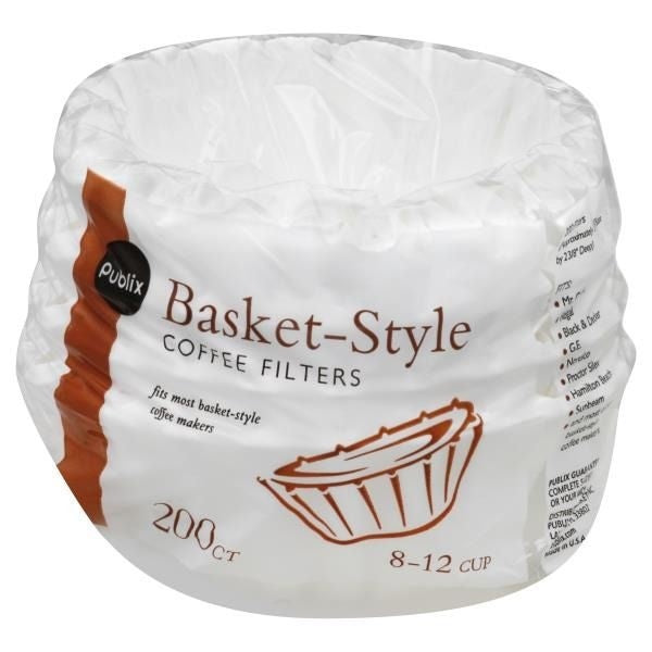 Publix | Coffee Filters Basket Style 8 12 Cup
