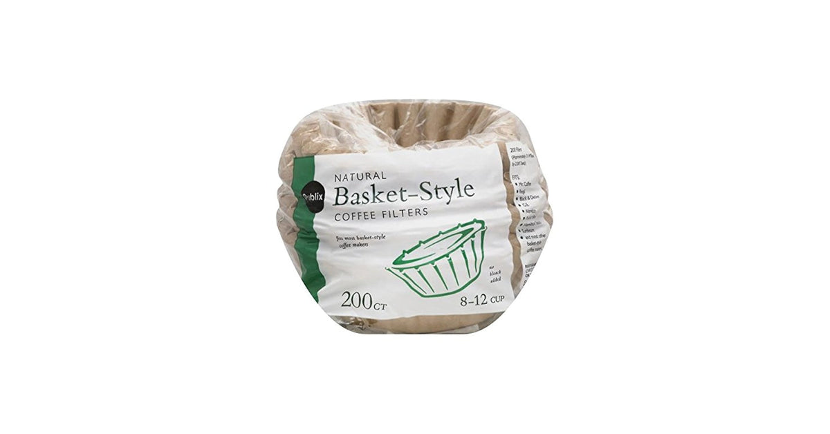 Publix | Coffee Filters Natural Basket Style 8 12 Cup