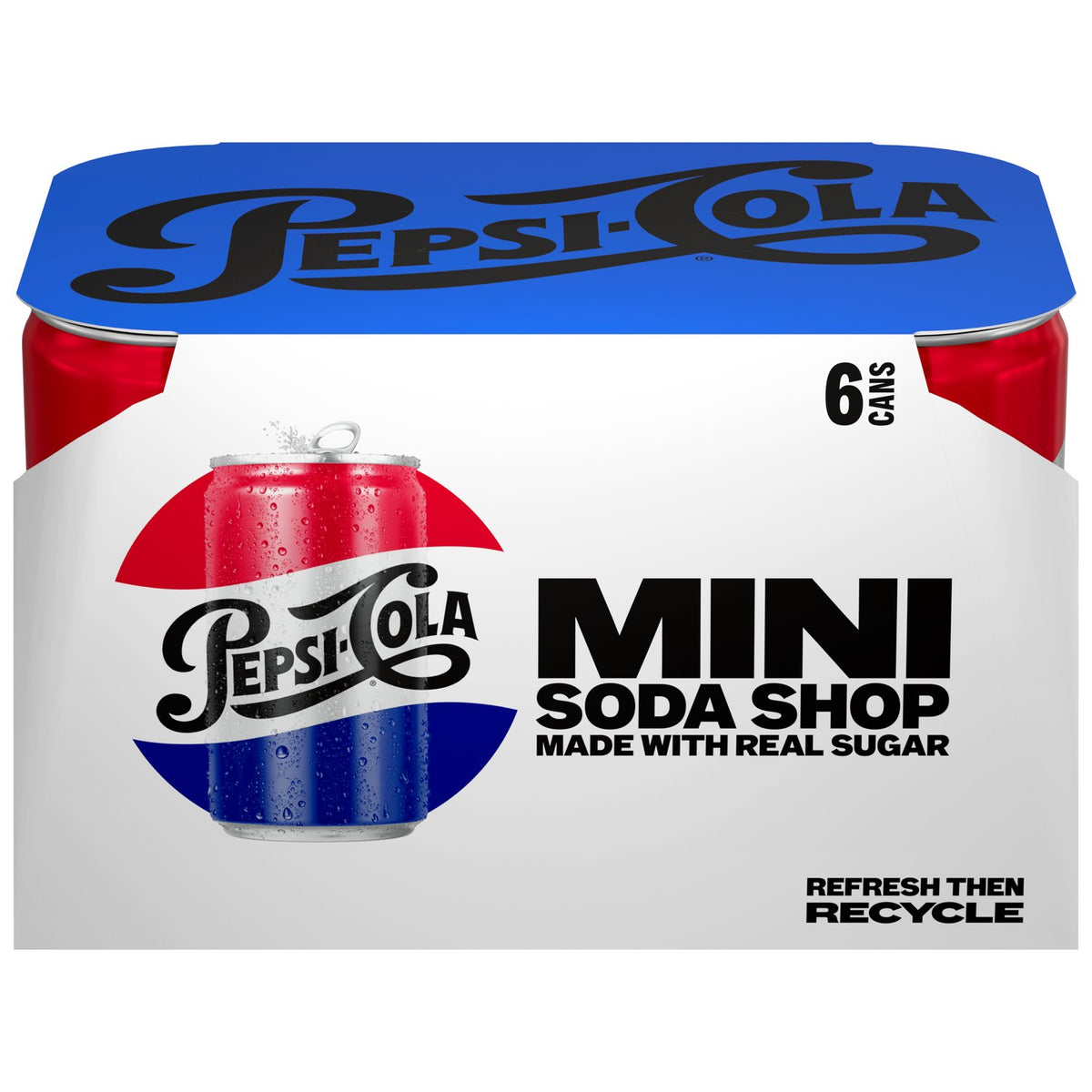 Publix | Pepsi Real Sugar Soda Mini Cans 6 x 7.5 oz