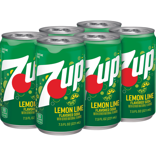 Publix | 7UP Lime Lemon Soda 6 x 7.5 fl oz Cans
