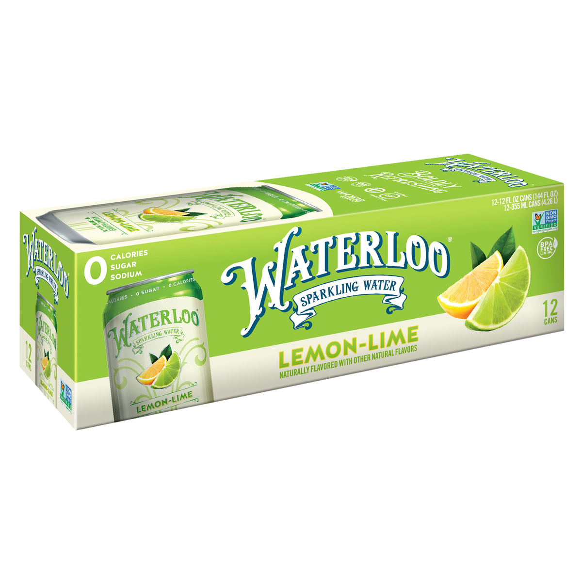 Publix | Waterloo Sparkling Water 12 x 12 oz Cans