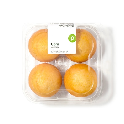 Publix | Corn Muffins, 4 ct 10 oz