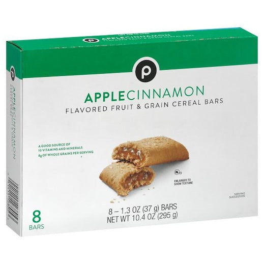 Publix | Fruit And Grain Bars Low Fat Apple Cinnamon