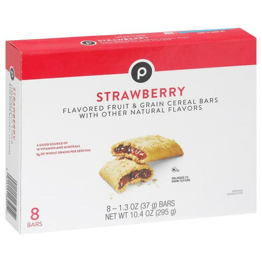 Publix | Fruit And Grain Bars Low Fat Strawberry