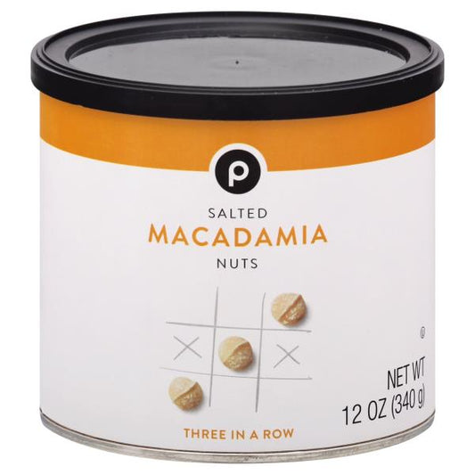 Publix | Salted Nuts, Macadamia