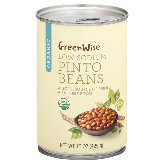 Publix | GreenWise Beans Pinto Organic Low Sodium