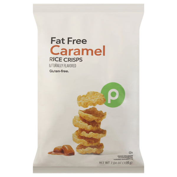 Publix | Rice Crisps, Fat Free, Caramel