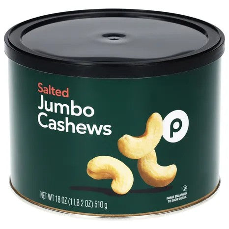 Publix | Salted Jumbo Cashews