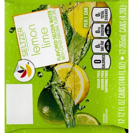 Publix | Seltzer Water Sparkling Lemon Lime