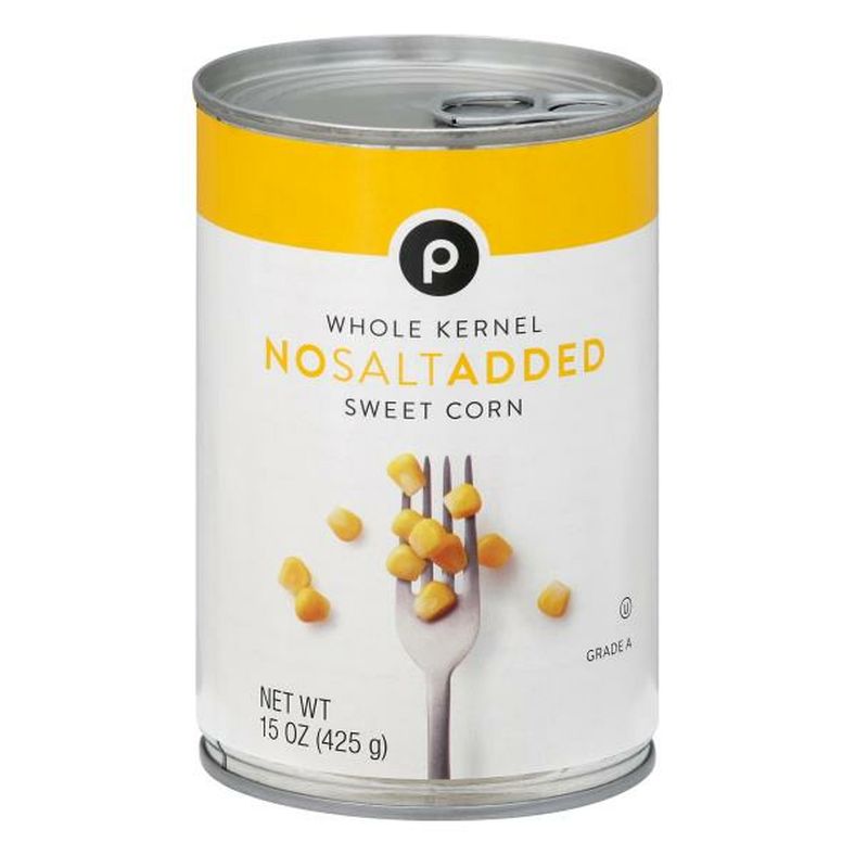 Publix | Sweet Corn, No Salt Added, Whole Kernel