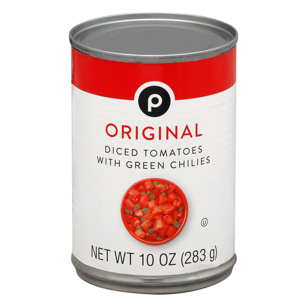 Publix | Tomatoes, With Green Chilis, Diced