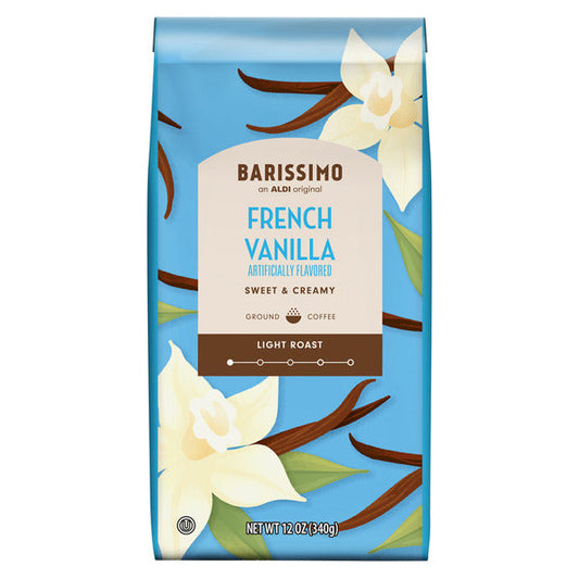 Aldi | Barissimo French Vanilla Light Roast Ground Coffee - 12 oz