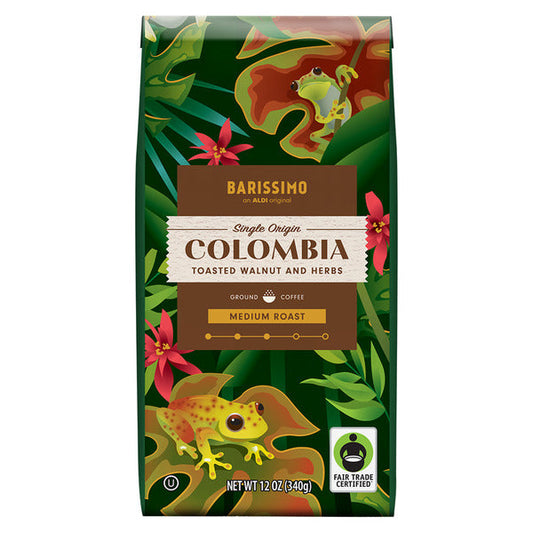 Aldi | Barissimo Fair Trade Single Origin Colombia Ground Coffee - 12 oz