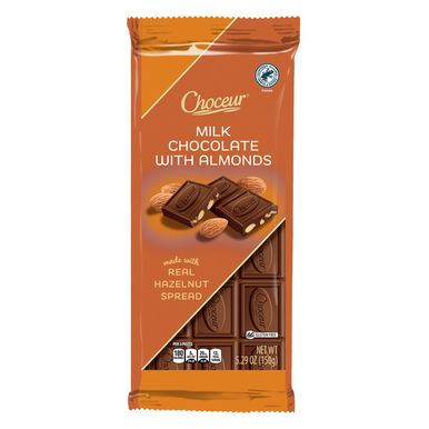 Aldi | Choceur Milk Chocolate with Almonds Bar - 5.29 oz