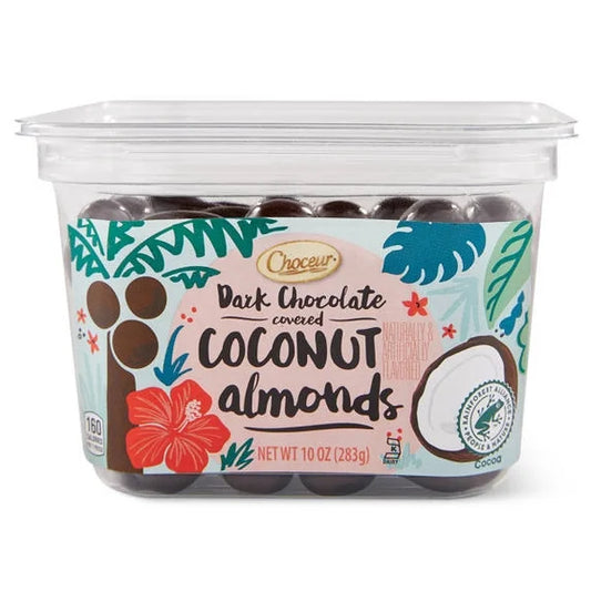 Aldi | Choceur Dark Chocolate Covered Coconut Almonds - 10 oz