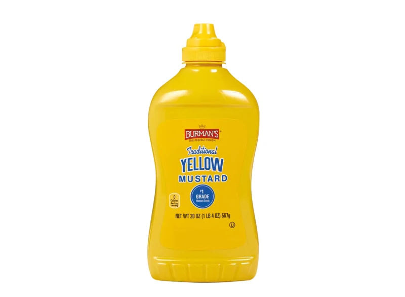 Aldi | Burman's Traditional Yellow Mustard - 20 oz