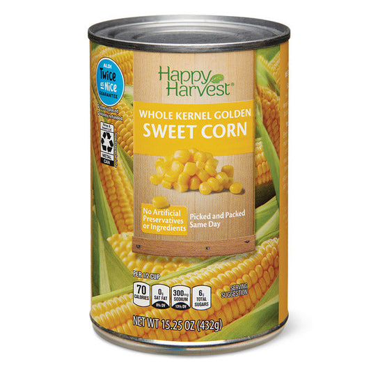 Aldi | Happy Harvest Whole Kernel Sweet Corn - 15.25 oz