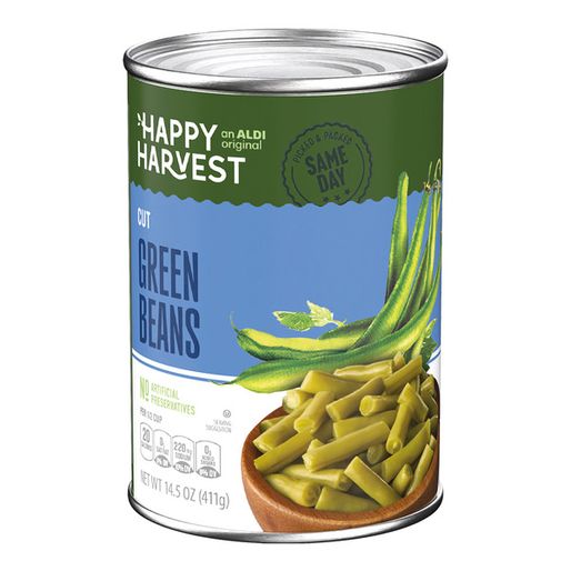 Aldi | Happy Harvest Cut Green Beans - 14.5 oz