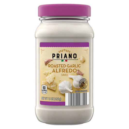 Aldi | Priano Roasted Garlic Alfredo Sauce - 15 oz
