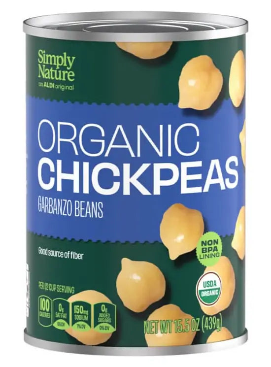 Aldi | Simply Nature Organic Chickpeas - 15.5 oz