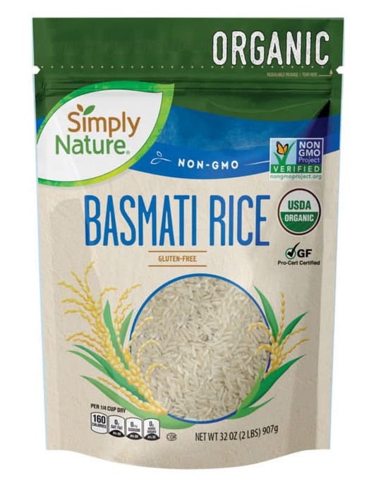 Aldi | Simply Nature Organic Basmati Rice - 32 oz