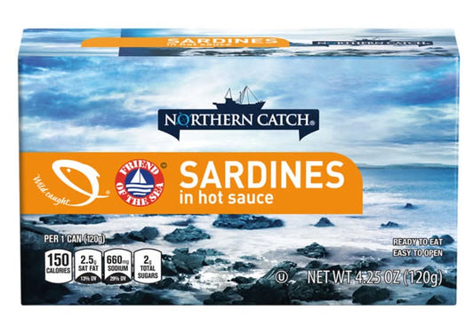 Aldi | Northern Catch Sardines in Hot Sauce - 4.25 oz