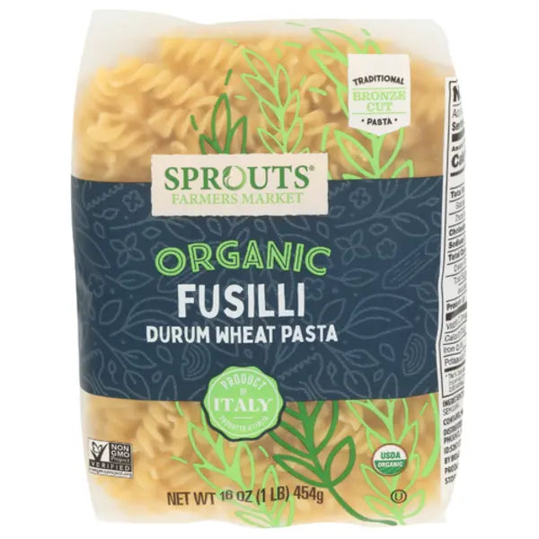 Sprouts | Organic Fusilli Pasta 16 oz