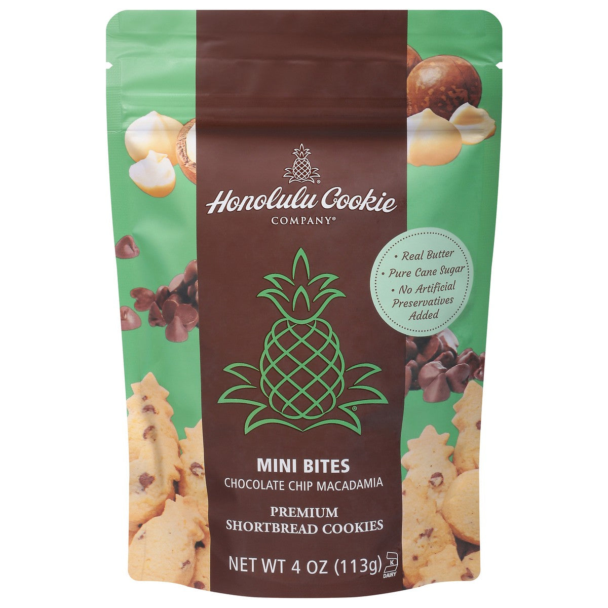 World Market | Honolulu Cookie Company Minibites Chocolate Chip Macadamia - 4 oz