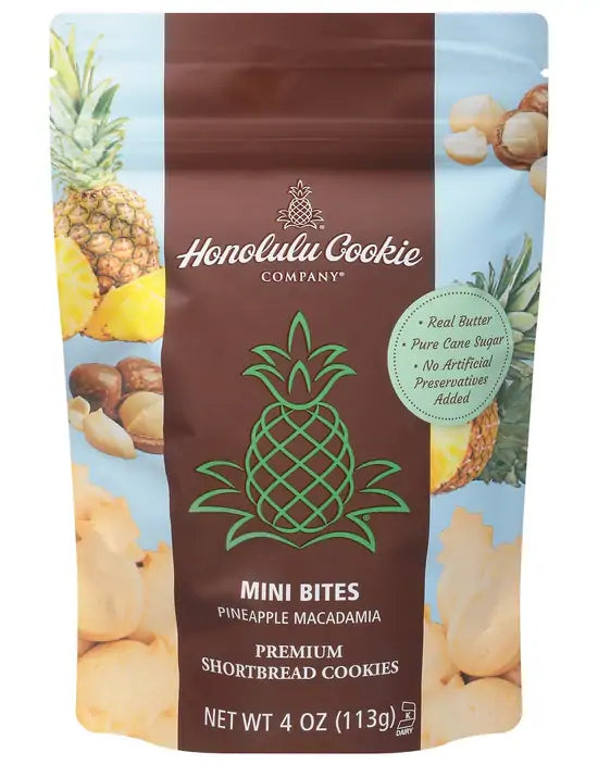 World Market | Honolulu Cookie Company Minibites Pineapple Macadamia - 4 oz